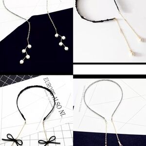 Elegant Pearl and Bow Hair Accessories Set